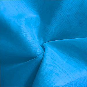Tecido Voil Liso - Azul Turquesa - 3,00m de Largura