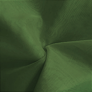Tecido Voil Liso - Verde Oliva - 3,00m de Largura