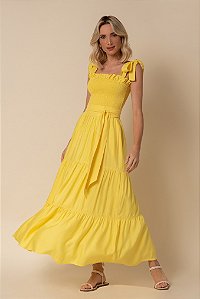 VESTIDO LAÍS - AMARELO ÁCIDO