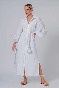 CHEMISE LÍVIA RENDA - BRANCO