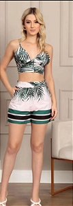 Conjunto Short e Cropped Top