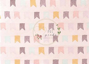 Fundo Fotográfico Festa Junina com bandeirolas