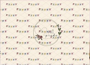 Fundo Fotográfico Festa Junina com bandeirola