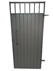 Portão Social Com Abertura Superior