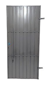 Portão Social Reforçado Mod. Fechado Em Chapa 22