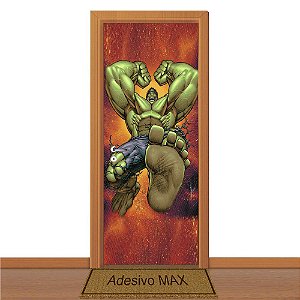 Adesivo de Porta - Hulk