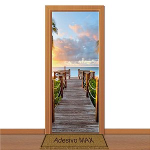 Adesivo de Porta - Por do Sol 2