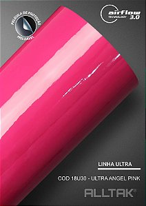 Adesivo envelopamento Angel Pink ( Largura do rolo - 1,38m ) - VENDA POR METRO