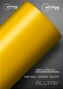 Adesivo Envelopamento Jateado Yellow - ( Largura Do Rolo - 1,38m ) - VENDA POR METRO