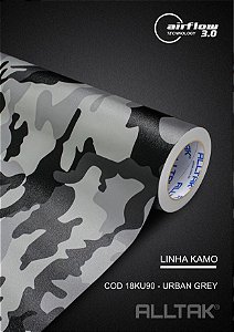 Adesivo Envelopamento Kamo Urban Gray ( Largura Do Rolo - 1,38m ) - VENDA POR METRO