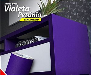 Adesivo Jateado Opaco Violeta Petúnia ( ROLO DE 3M X 1.40M )