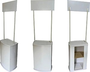 Balcão Stand De Vendas Pdv Promocional Portátil - P/ Revenda