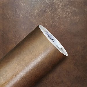 Adesivo Gold Metal Aço Corten Ferrugem 02 (Largura 1,22m) - VENDA POR METRO