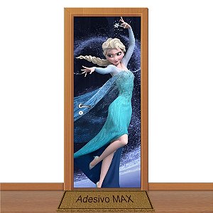 Adesivo de Porta - Frozen Elsa