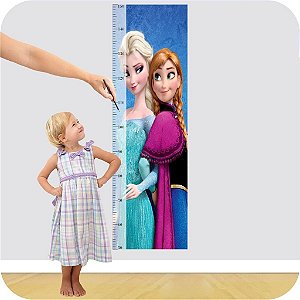 Adesivo Régua - Frozen Elsa e Anna