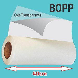 Adesivo Dupla Face BOPP Transparente (Rolo 5m x 39cm)