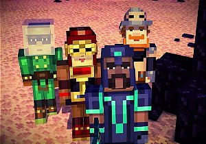 Adesivo de Parede - Minecraft Story Mode 2