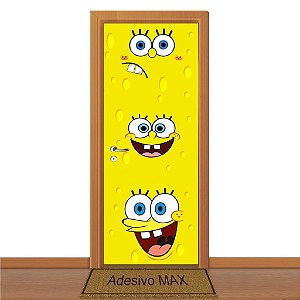 Adesivo de Porta - Bob Esponja 2