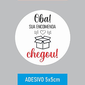 Rótulo - Chegou