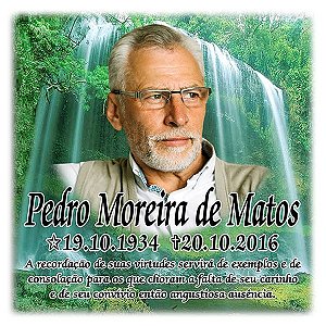 Foto em Azulejo Quadrado Para Lápides e Jazigos