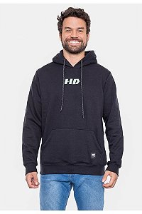 Moletom HD Canguru Preto