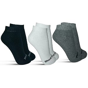 Kit 3 Pares Meia Sapatilha Red Nose