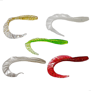 Kit 5 Isca Artificial Tuvira Soft 12cm 4g