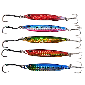 Kit 5 Isca Artificial Speed Jig 7,5cm 40g