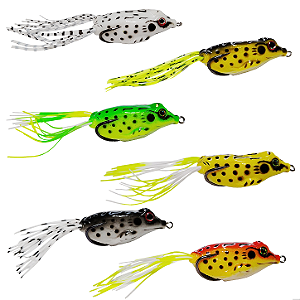 Kit 6 Isca Artificial Sapo Frog 5cm 9g
