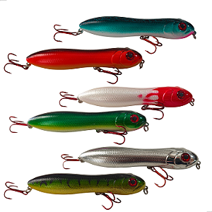 Kit 6 Isca Artificial Zara Snake 10cm 17g