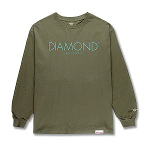 Camiseta Diamond Supply Manga Longa