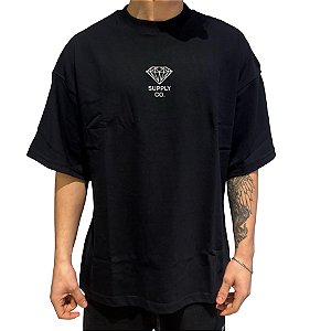 Camiseta Diamond Brilliant Oversized Preto