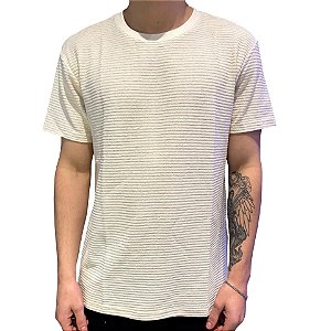 Camiseta Reserva Listrado Oliveiras Off White