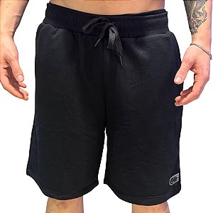Bermuda LRG Moletom Stacked Preto
