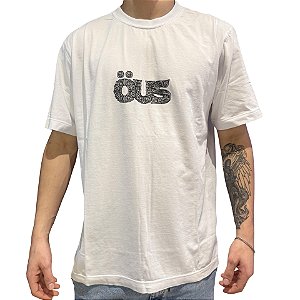 Camiseta OUS Semi Logo Barroco Branco