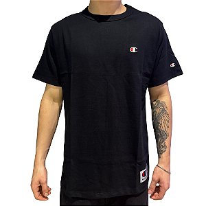 Camiseta Champion Logo C Bordado Preto