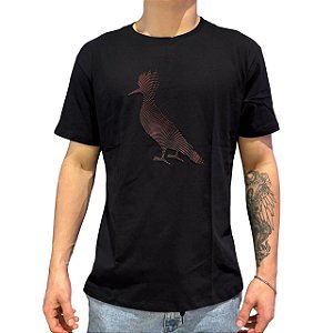 Camiseta Reserva Slim Pica Pau Pelicula Preto