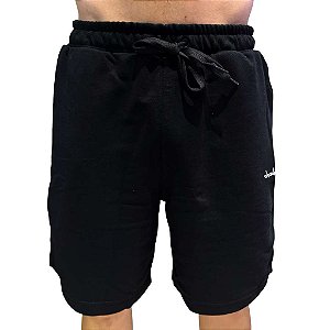 Bermuda Chocolate Moletom Chunk Short Preto
