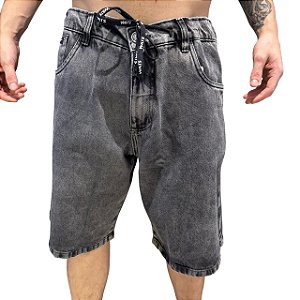 Bermuda Wats Jeans Baggy Marmorizada