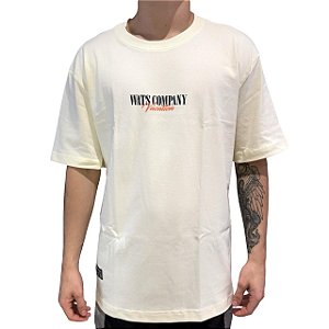 Camiseta Wats Oversized Enjoy Off White