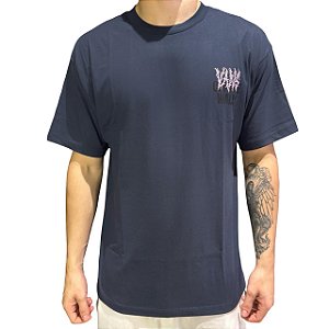 Camiseta Vans Metal Wall Ss Navy Awall