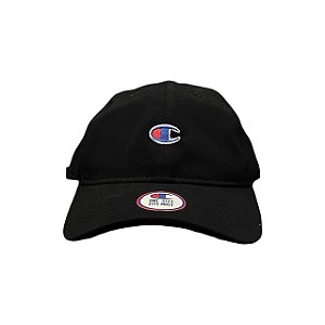 Boné Champion C Logo Baseball Six Aba Curva Preto