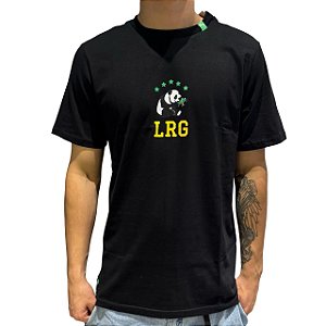 Camiseta LRG Panda 5 Stars Legacy Preto