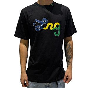 Camiseta LRG Western Script Preto