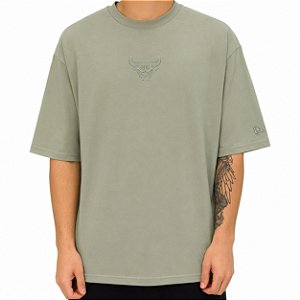 Camiseta New Era Regular Chicago Bulls Verde
