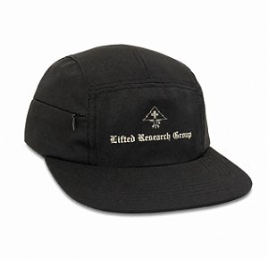 Boné LRG 5 Panel Gren Stash Pocket Preto
