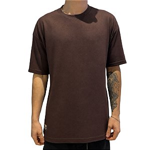 Camiseta Rask Over Basic Marrom