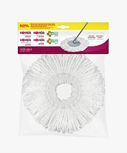 Refil microfibra para MOP Noviça Original / Brilhus redondo