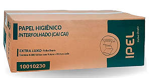 Papel higiênico interfolhado (cai-cai)