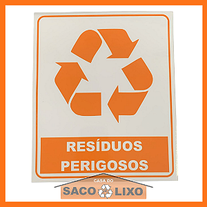 Adesivo para lixeira